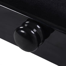 Load image into Gallery viewer, New Height Adjustable 18"-22" Piano Bench Solid Wood Black