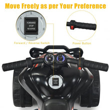 Load image into Gallery viewer, Kids 4-Wheeler ATV Quad Battery Powered Ride On Car-Black