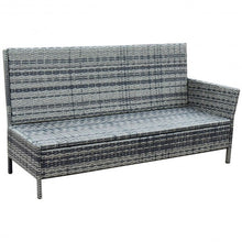 Load image into Gallery viewer, 5 pcs Patio Wicker Rattan Furniture Set w/Brown Cushion