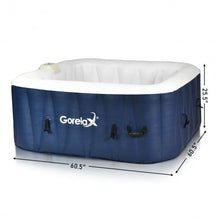 Load image into Gallery viewer, 4-Person Inflatable Portable Outdoor Hot Tub
