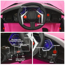 Load image into Gallery viewer, 12V 2.4G RC Electric Vehicle with Lights-Pink