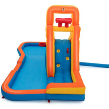 Load image into Gallery viewer, Inflatable Water Bouncer with Climbing Wall and Ball Hoop