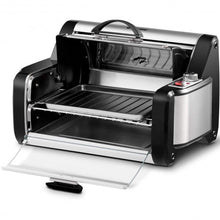 Load image into Gallery viewer, Horizontal Rotating Kebob Skewer Roaster Oven Grill