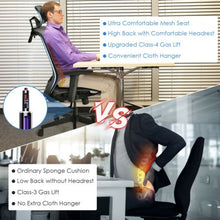 Load image into Gallery viewer, Height Adjustable Ergonomic High Back Mesh Office Chair with Hange-Gray
