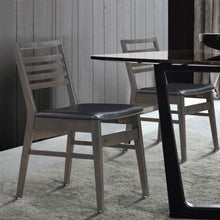 Load image into Gallery viewer, Set of 2 Armless PU Leather Dining Side Chairs-Black