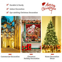 Load image into Gallery viewer, 7 Ft PVC Artificial Christmas Tree with LED Lights