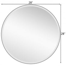 Load image into Gallery viewer, 28" Round Mirror Wall Mounted Bathroom Mirror