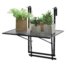 Load image into Gallery viewer, Railing Folding Table with 5-Level Adjustable Heights