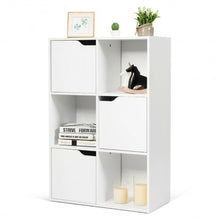 Load image into Gallery viewer, 6 Cube Wood Storage Shelves Organization