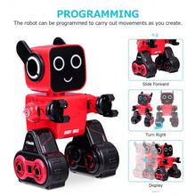 Load image into Gallery viewer, K3 Programmable Touch & Sound Control Piggy Sing Dance Robot-Red