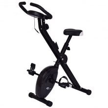 Load image into Gallery viewer, 45 Height Resistance Adjustable Folding Magnetic Exercise Bike-Black