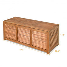 Load image into Gallery viewer, 47 Gallon Deck Storage Bench Box Organization Tools