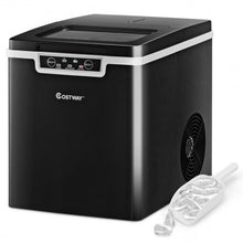 Load image into Gallery viewer, Ice Maker Machine with Scoop & Basket Black