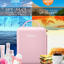 Load image into Gallery viewer, 4 Liter Mini Cooler Warmer Fridge Portable-Pink