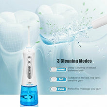 Load image into Gallery viewer, Rechargeable Portable Water Dental Flossers with 2 Nozzle