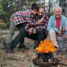 Load image into Gallery viewer, Portable Propane Outdoor Gas Fire Pit with Cover and Carry Kit