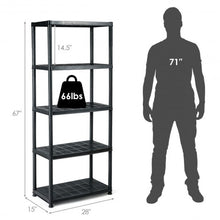 Load image into Gallery viewer, 5-Tier Storage Shelving Freestanding Heavy Duty Rack
