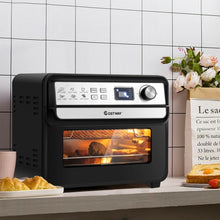 Load image into Gallery viewer, 12-in-1 23 QT Digital Toaster Air Fryer Oven Rotisserie with 9 Accessories