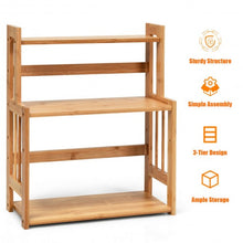 Load image into Gallery viewer, 3-tier Bamboo Spice Rack with Adjustable Shelf