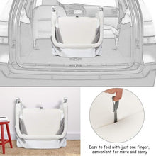 Load image into Gallery viewer, 2 in 1 Foldable Crib with Detachable & Thicken Mattress-White