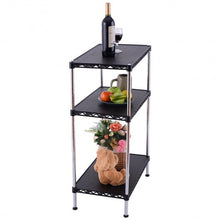 Load image into Gallery viewer, 3-Tiers Adjustable Storage Rack Display Shelf