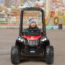 Load image into Gallery viewer, 12V Kids RC Electric Ride On Off-Road UTV Truck with MP3 and Light-Red