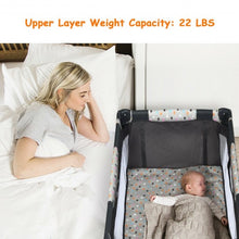 Load image into Gallery viewer, Portable Baby Playpen with Mattress Foldable Design-Gray