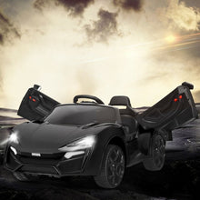 Load image into Gallery viewer, 12V 2.4G RC Electric Vehicle with Lights-Black
