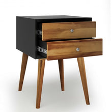 Load image into Gallery viewer, Nightstand Wooden End Table Bedside Table