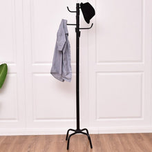 Load image into Gallery viewer, 70" Metal Coat Hat Rack Clothes Hooks Hanger