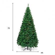 Load image into Gallery viewer, 7 Ft Green PVC Artificial Christmas Tree