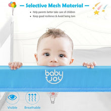 Load image into Gallery viewer, 59" Breathable Baby Children Toddlers Bed Rail Guard-Blue