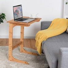 Load image into Gallery viewer, Home Office Bamboo End Side Sofa Laptop Desk
