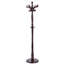 Load image into Gallery viewer, 71" Solid Wood Coat Hat Scarf Rack Hanger Tree Stand