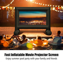 Load image into Gallery viewer, Inflatable Outdoor Movie Projector Screen with Blower-14'
