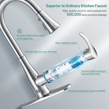 Load image into Gallery viewer, Touchless Kitchen Faucet with 360° Swivel Single Handle Sensor and 3 Mode Sprayer