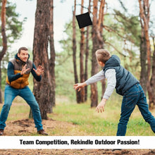 Load image into Gallery viewer, 12 Beanbag Black and Red Weather Resistant Bags