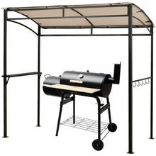 Load image into Gallery viewer, 7' x 4.5' Grill Gazebo Outdoor Patio Garden BBQ Canopy Shelter-Beige