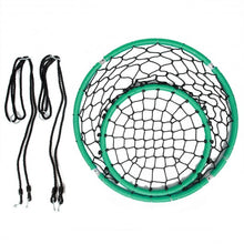Load image into Gallery viewer, Net Hanging Swing Chair with Adjustable Hanging Ropes-Green