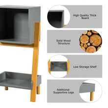 Load image into Gallery viewer, Nightstand End Table Side Table Freestanding Cabinet Utility Bookshelf