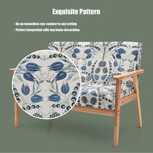 Load image into Gallery viewer, Modern Fabric Loveseat Sofa Couch Upholstered 2-Seat Armchair-Dark Blue