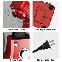 Load image into Gallery viewer, 3-in-1 Multi-functional 6-speed Tilt-head Food Stand Mixer-Red