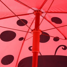 Load image into Gallery viewer, Kids Patio Folding Table and Chairs Set Beetle with Umbrella