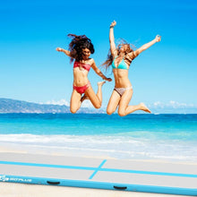 Load image into Gallery viewer, 13 Feet Air Track Inflatable Gymnastics Tumbling Mat with Pump -Navy