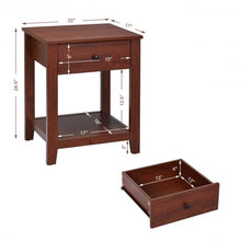 Load image into Gallery viewer, Set of 2 Night Stand End Side Table