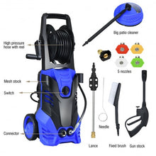 Load image into Gallery viewer, 3000 PSI Electric High Pressure Washer With Patio Cleaner -Blue