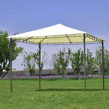 Load image into Gallery viewer, 10' x 10' Garden Square Gazebo Canopy Tent Shelter Awning-Beige