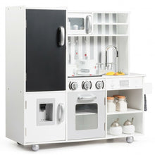Load image into Gallery viewer, White Kids Kitchen Playset Cooking Toys
