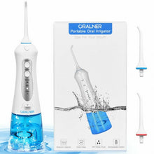 Load image into Gallery viewer, Rechargeable Portable Water Dental Flossers with 2 Nozzle