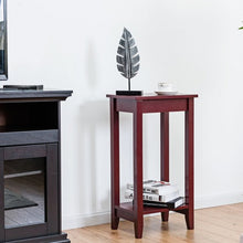 Load image into Gallery viewer, Tall Wooden Sofa End Table Side Table